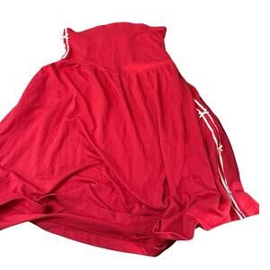 Anthropologie Daily Practice Strapless Dress Red Women's 1X